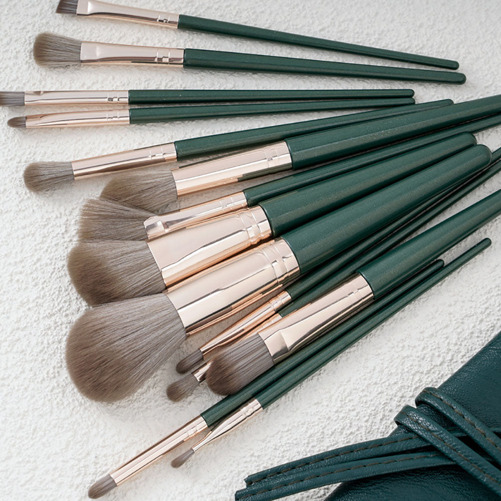 Green Makeup Brush